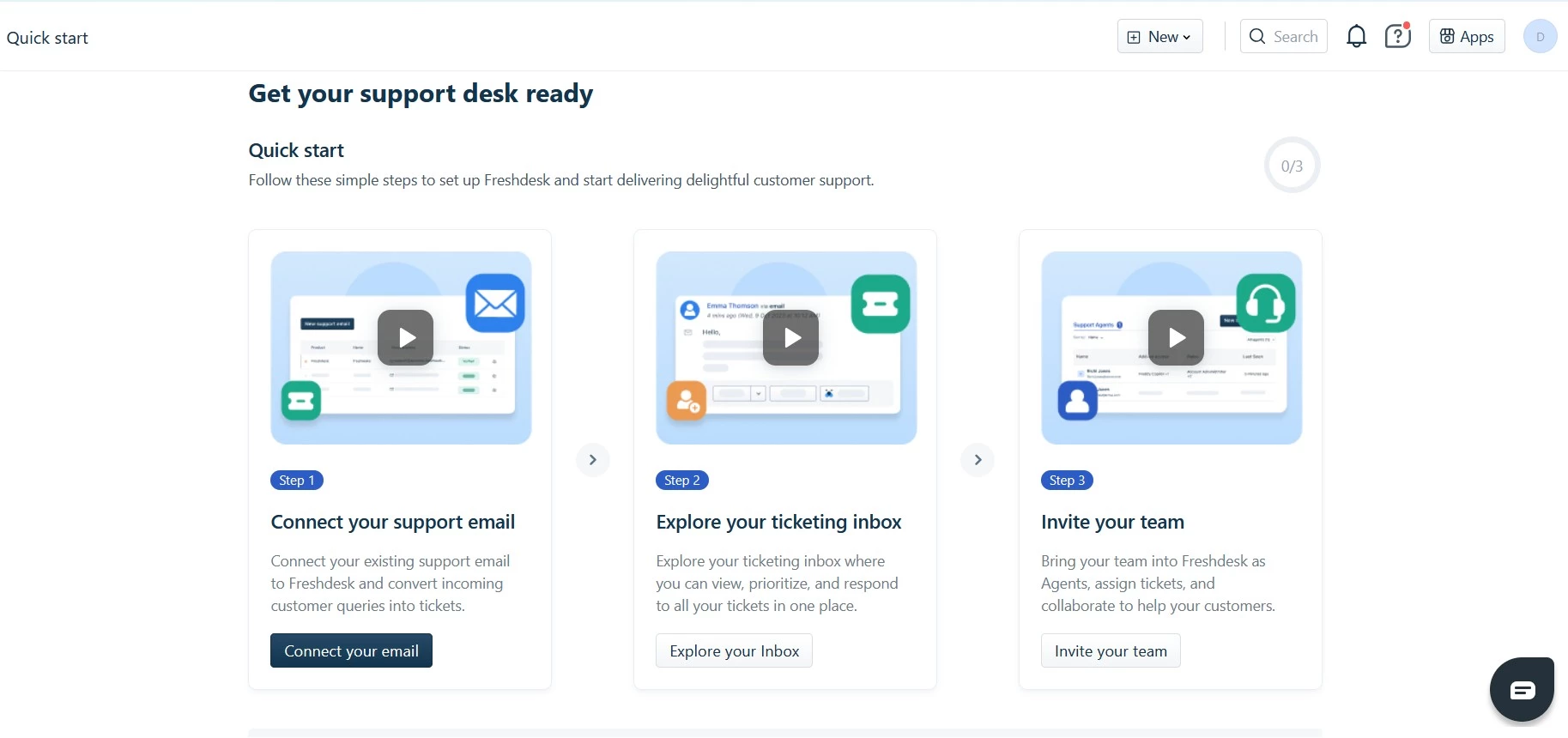 Freshdesk getting started