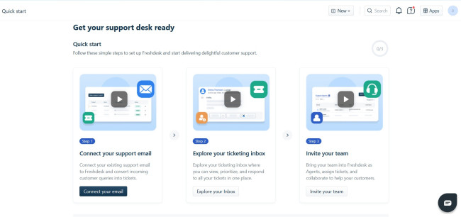 Freshdesk getting started