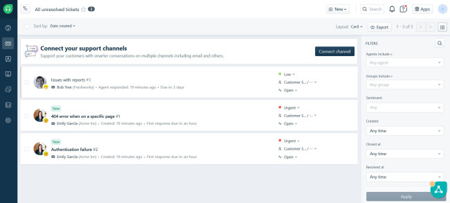 Freshdesk channel integration