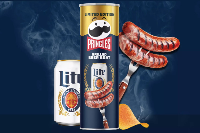 Pingles and Miller Lite's new Beer Brat flavor