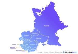 Eastern Europe Software Outsourcing - Map of Eastern Europe