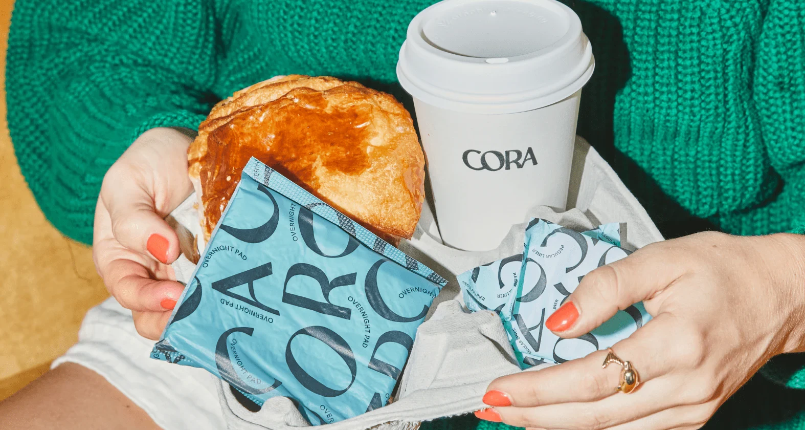 Cora’s eco-friendly menstrual product packaging