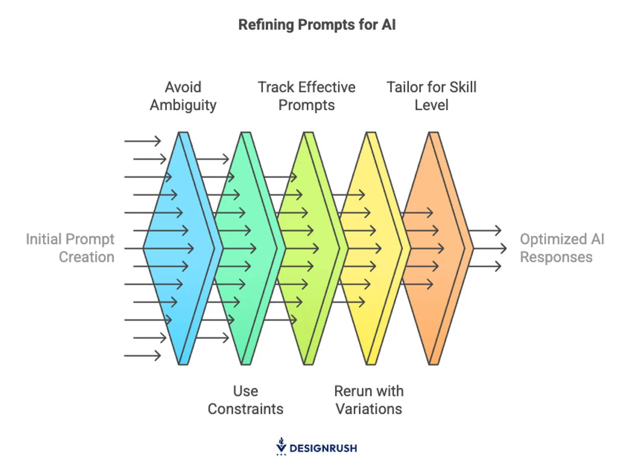 Refining prompts for AI