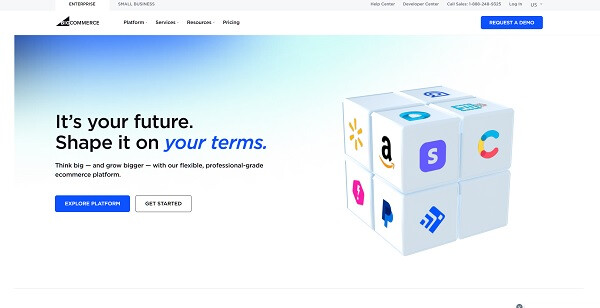 BigCommerce home page