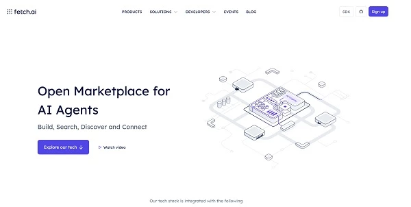 Home page of Fetch.AI