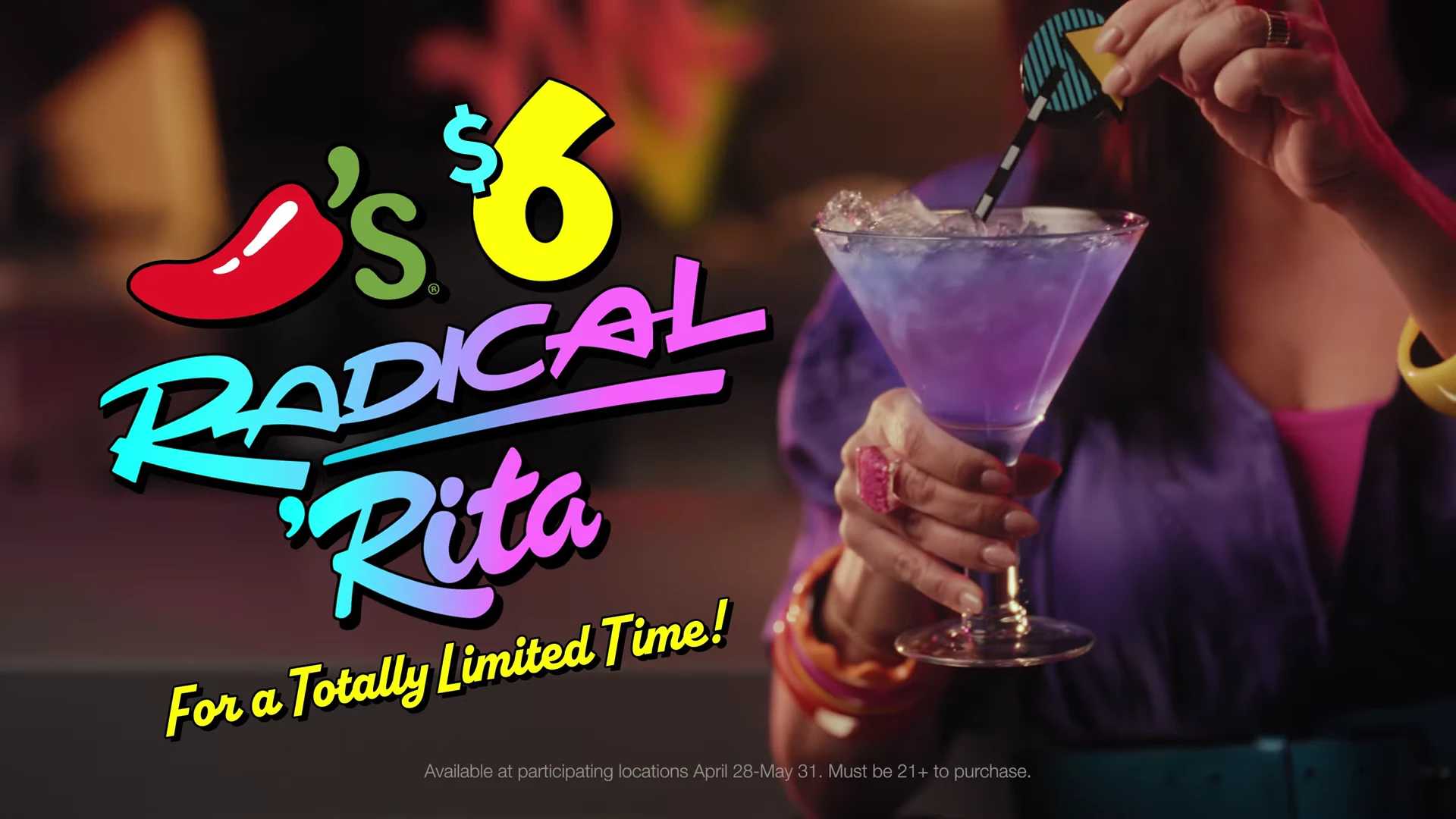The Chili's 'Radical Rita' with stirrer