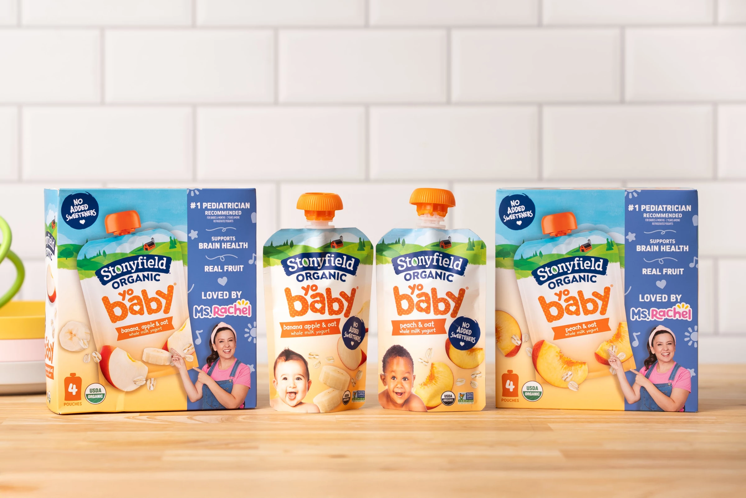 Stonyfield Organic No Sugar Yogurts