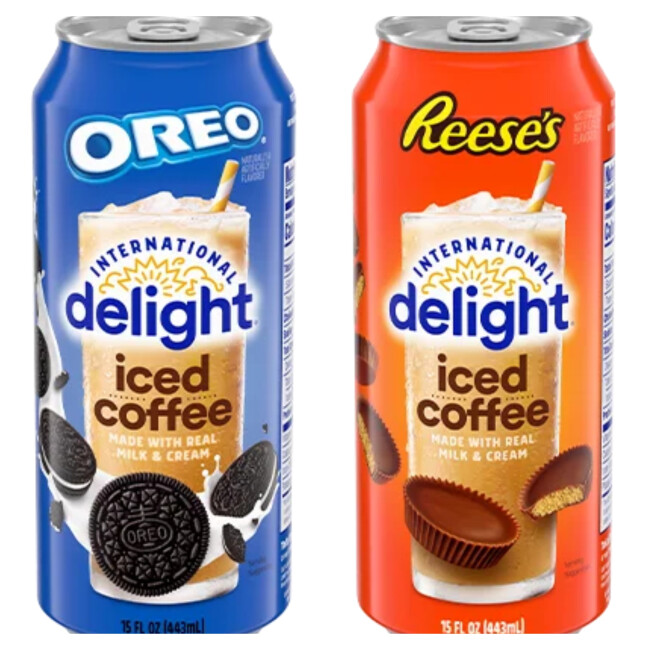 International Delight's Oreo & Reese's Iced Coffee Cans International Delight's Oreo & Reese's Iced Coffee Cans