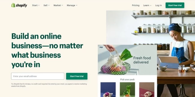 SaaS-company-Shopify Shopify platform