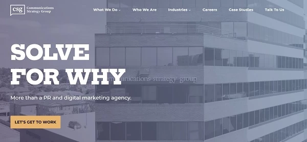 Home page of CSG