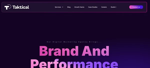 Home page of Taktical