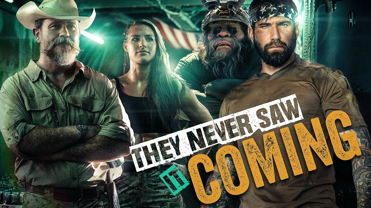 The actors in The Stars of Black Rifle's 'Can Drop' commercial