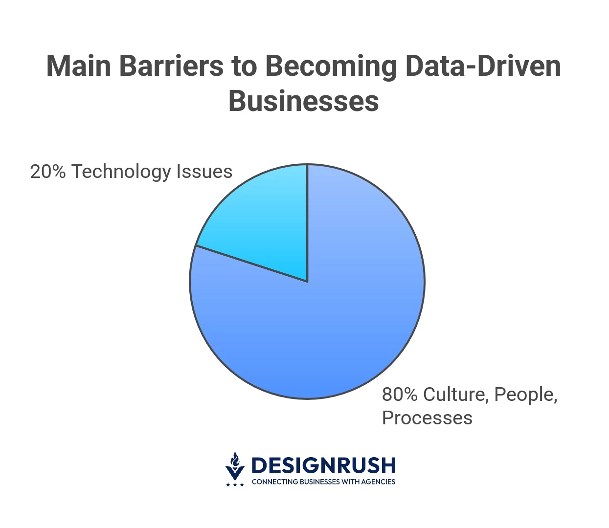 Impediments to becoming a data-driven organization.