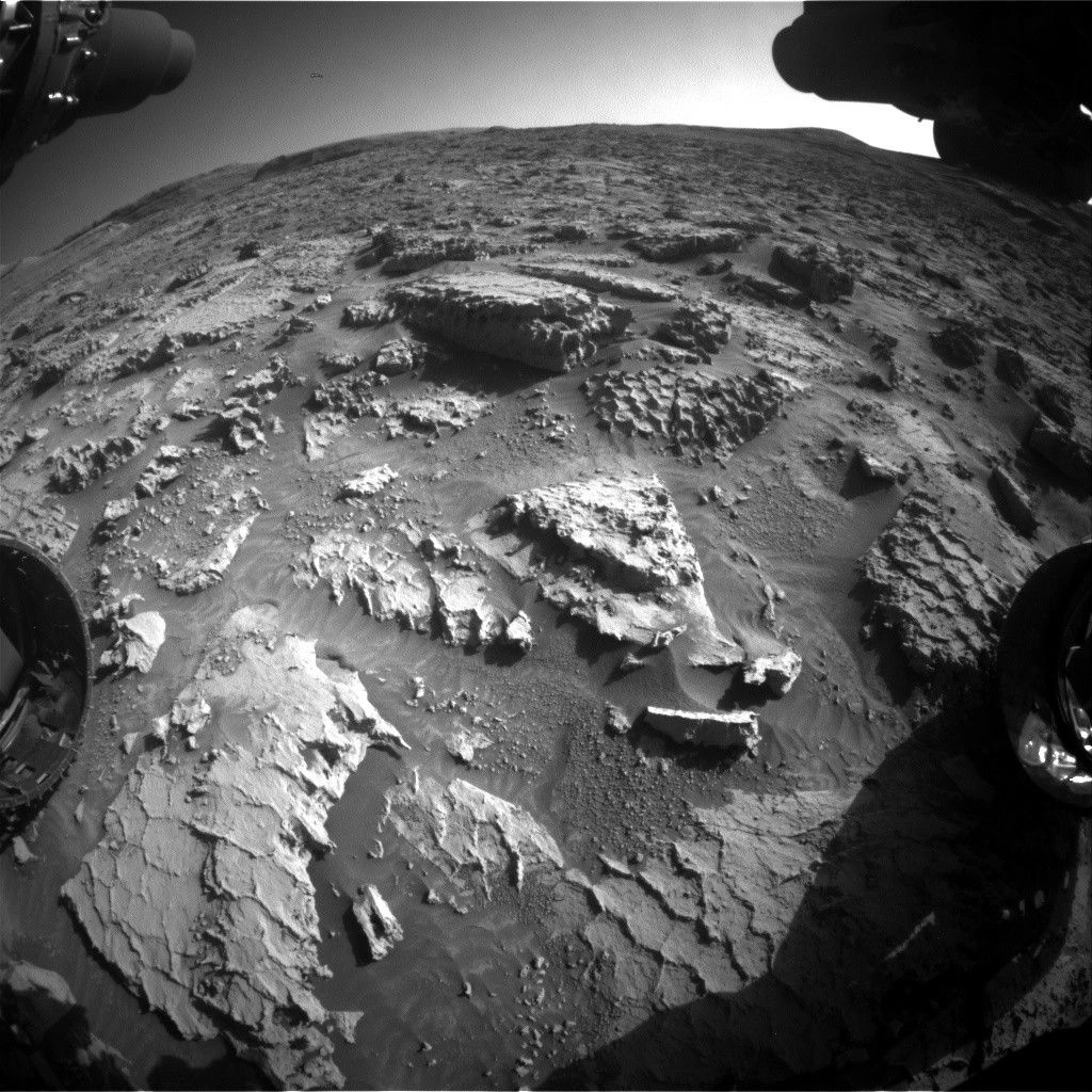 NASA's Captured "Polygonal Shaped Fractures" | Source: NASA
