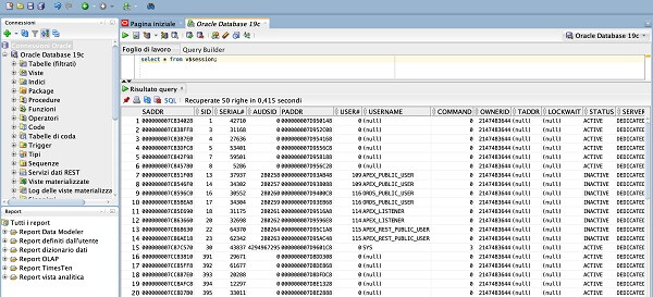 Oracle Database interface