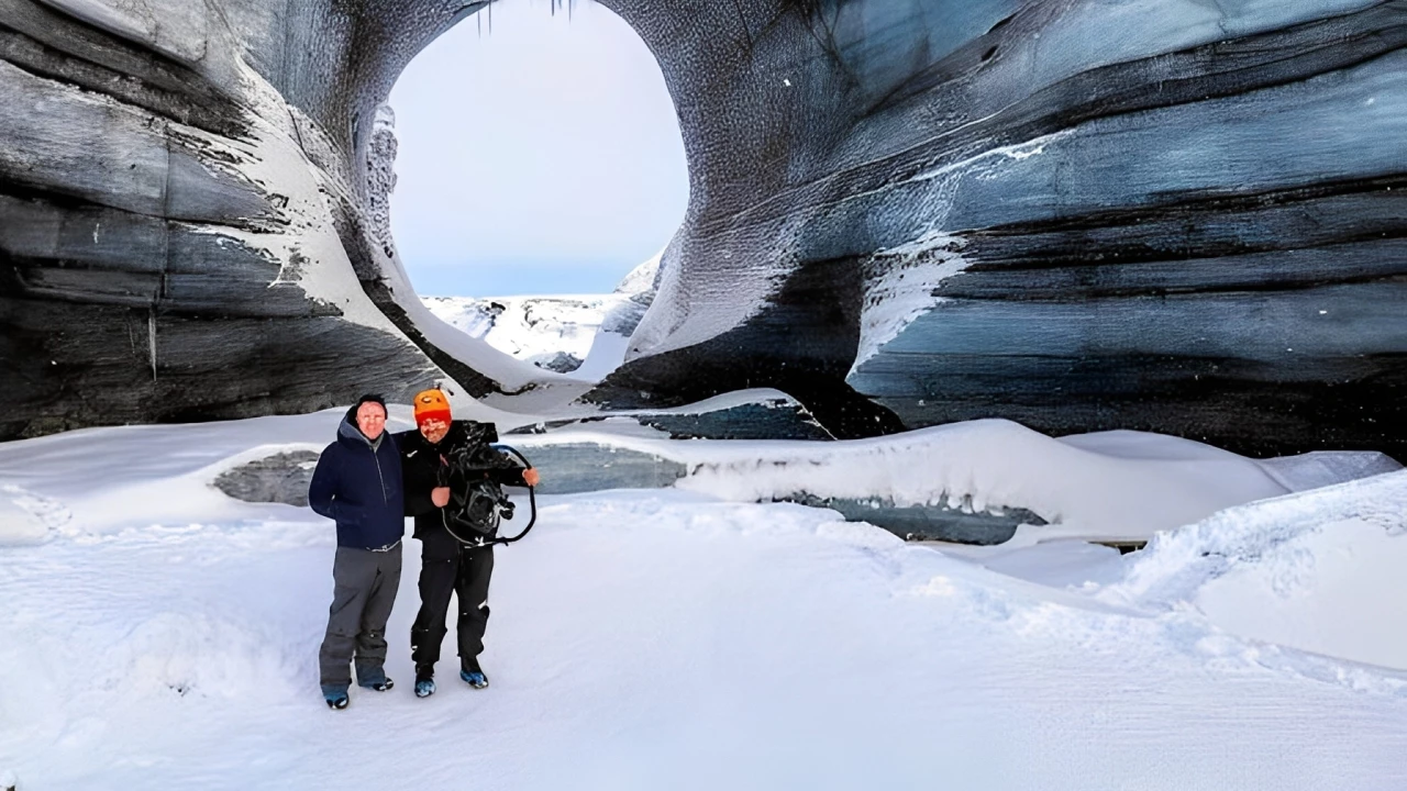 Behind-the-scenes with Director Chris Phoenix (Left) and Director of Photography Gregg Conde (Right)