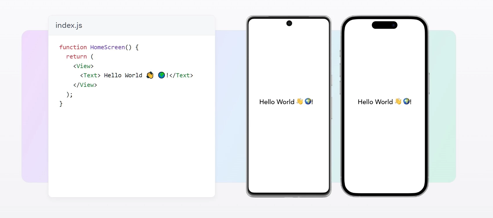 React Native user interface User interface of React Native