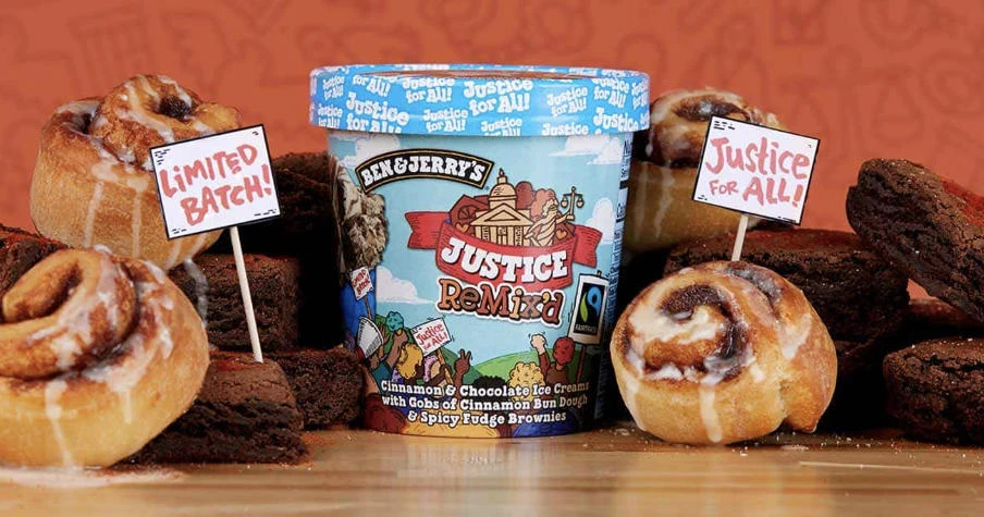 Ben & Jerry’s Justice Remix’d ice cream Photo of Ben & Jerry’s Justice Remix’d ice cream