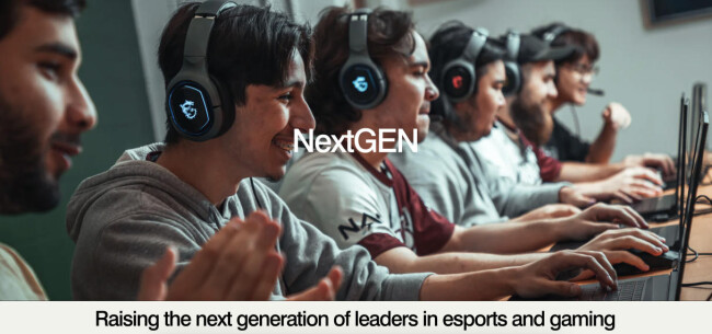 PR photo on Gen.G’s Esports for Education webpage