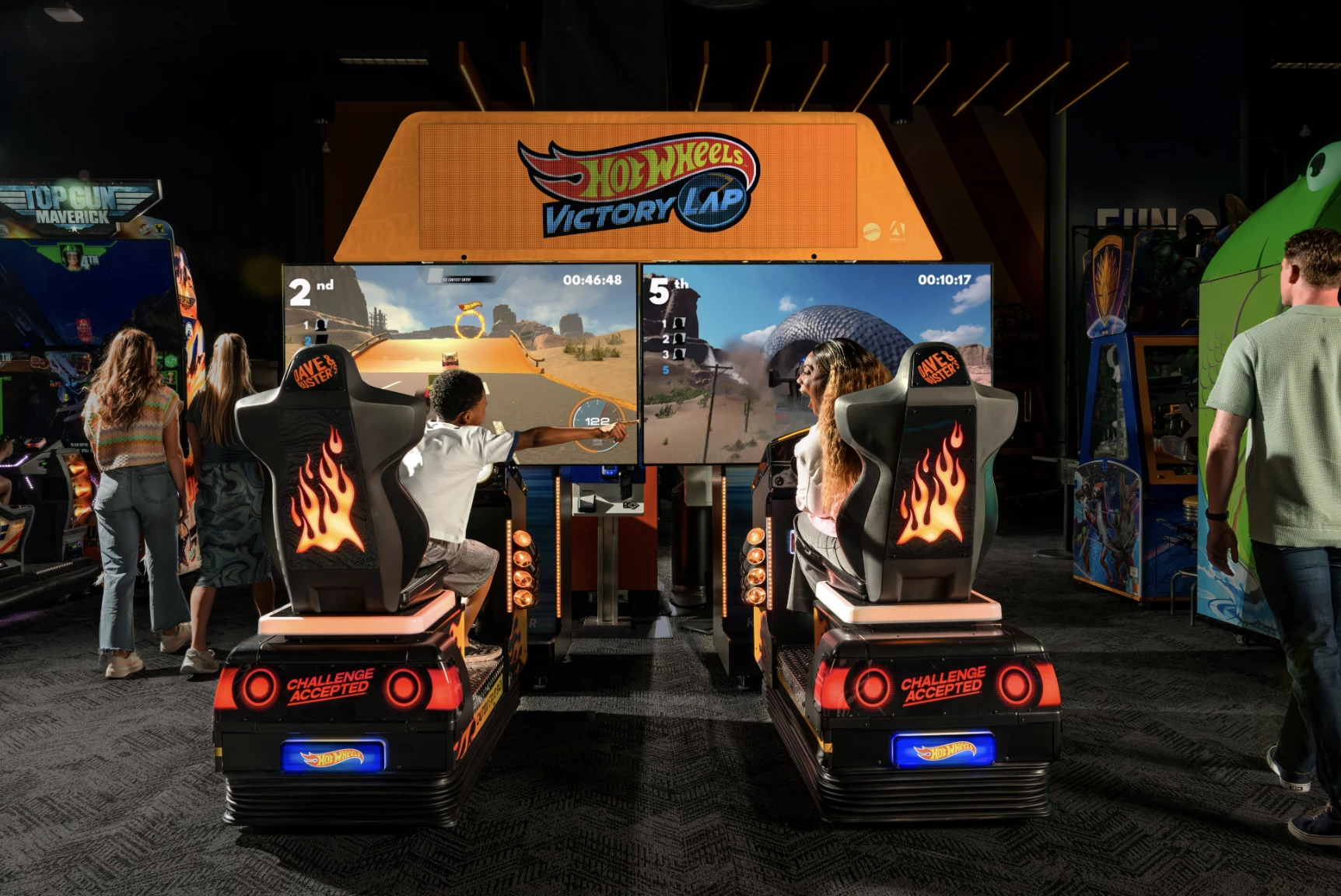 The "Hot Wheels Victory Lap" | Source: Dave & Buster's