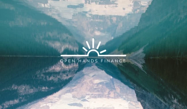 open hands finance logo design