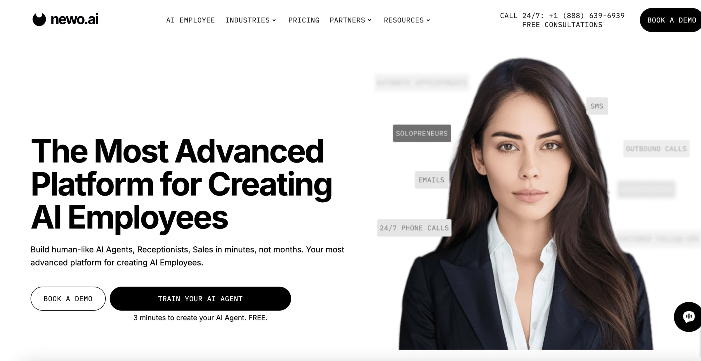 newo-ai newo ai webpage