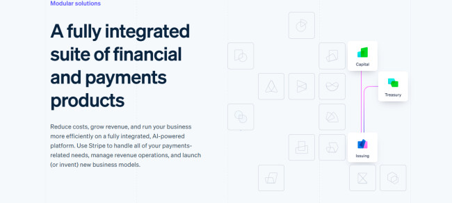 Stripe homepage