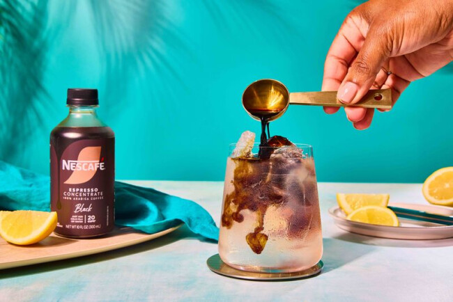 NESCAFÉ Espresso Concentrate Added to Espresso Lemonade NESCAFÉ Espresso Concentrate Added to Espresso Lemonade
