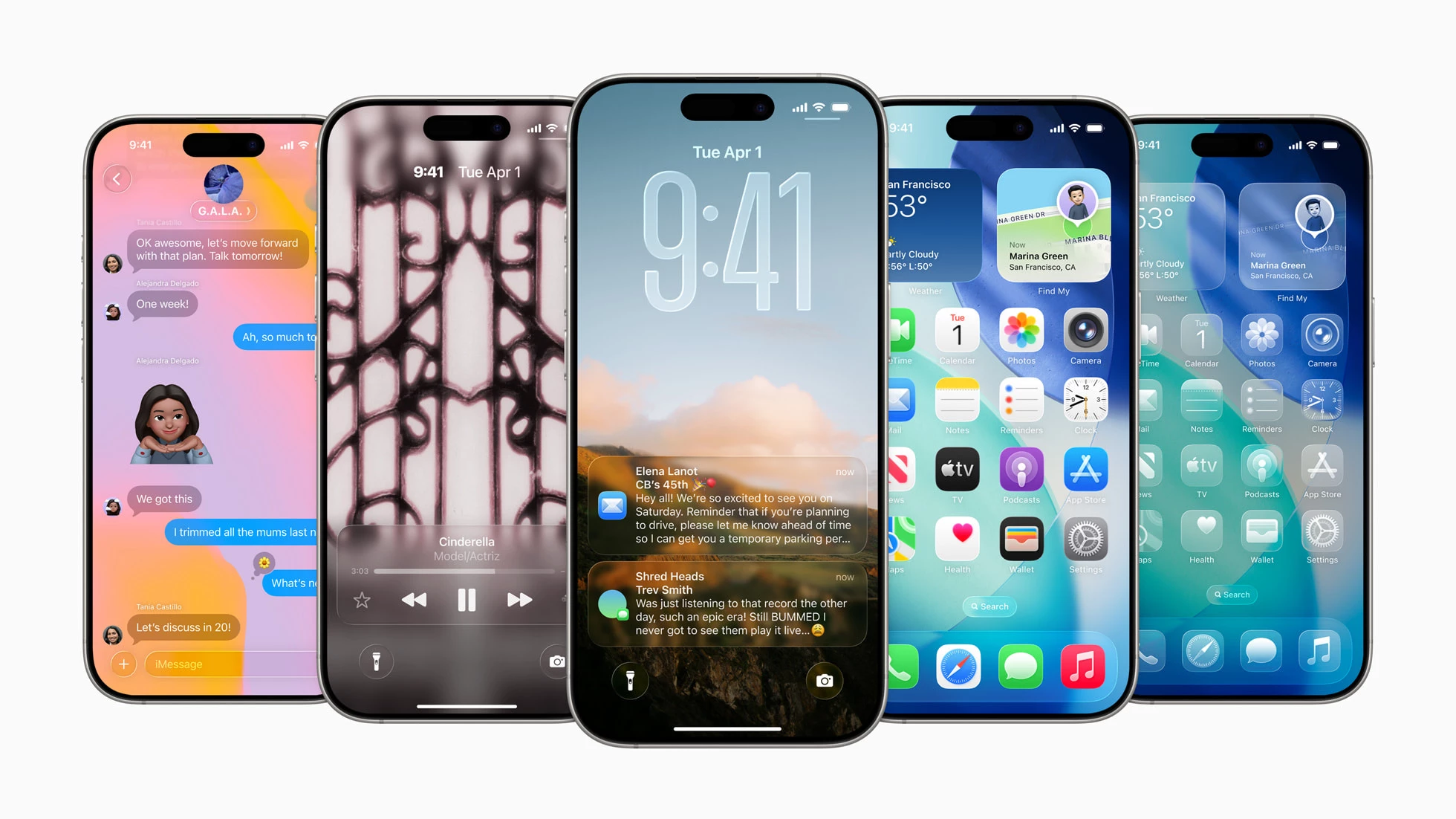 Apple's New iOS 26 in Liquid Glass Design
