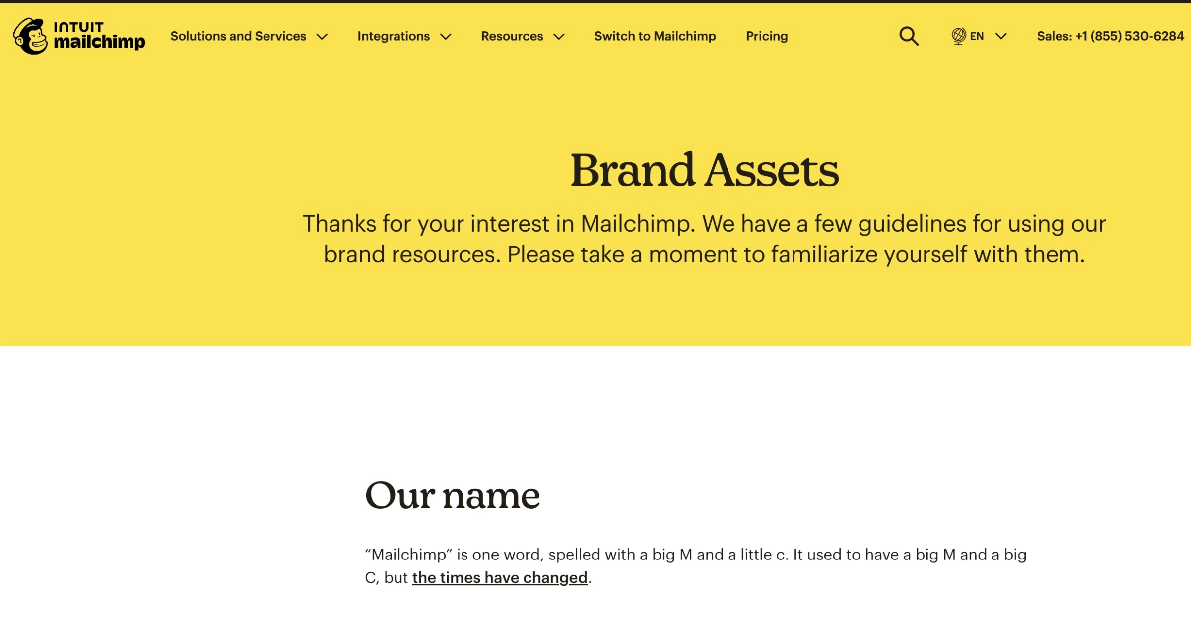 Mailchimp’s Brand Guidelines