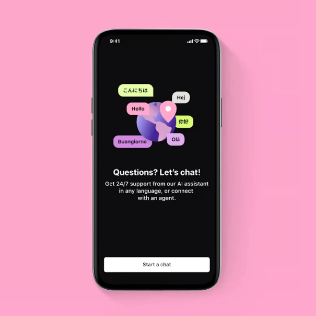 Klarna’s AI chatbot.