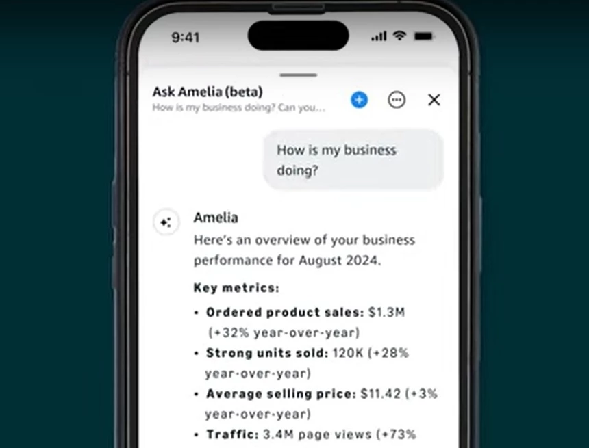 Amazon’s Amelia interface