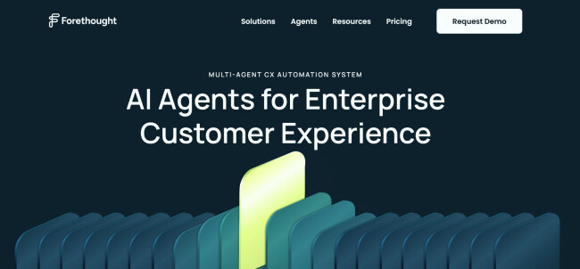 Forethought homepage