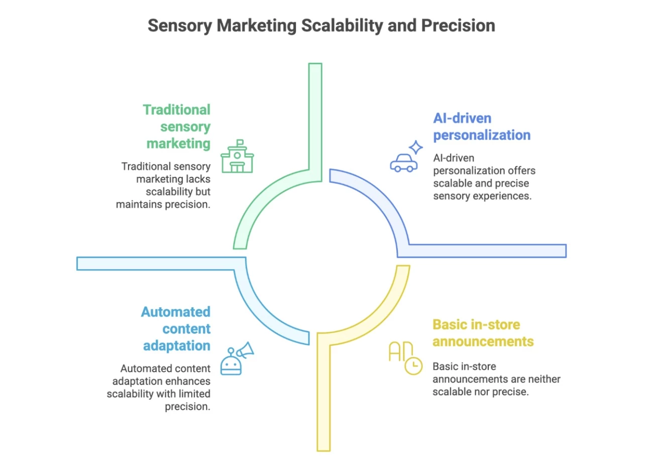 Visuals for Sensory Marketing Scalability & Precision
