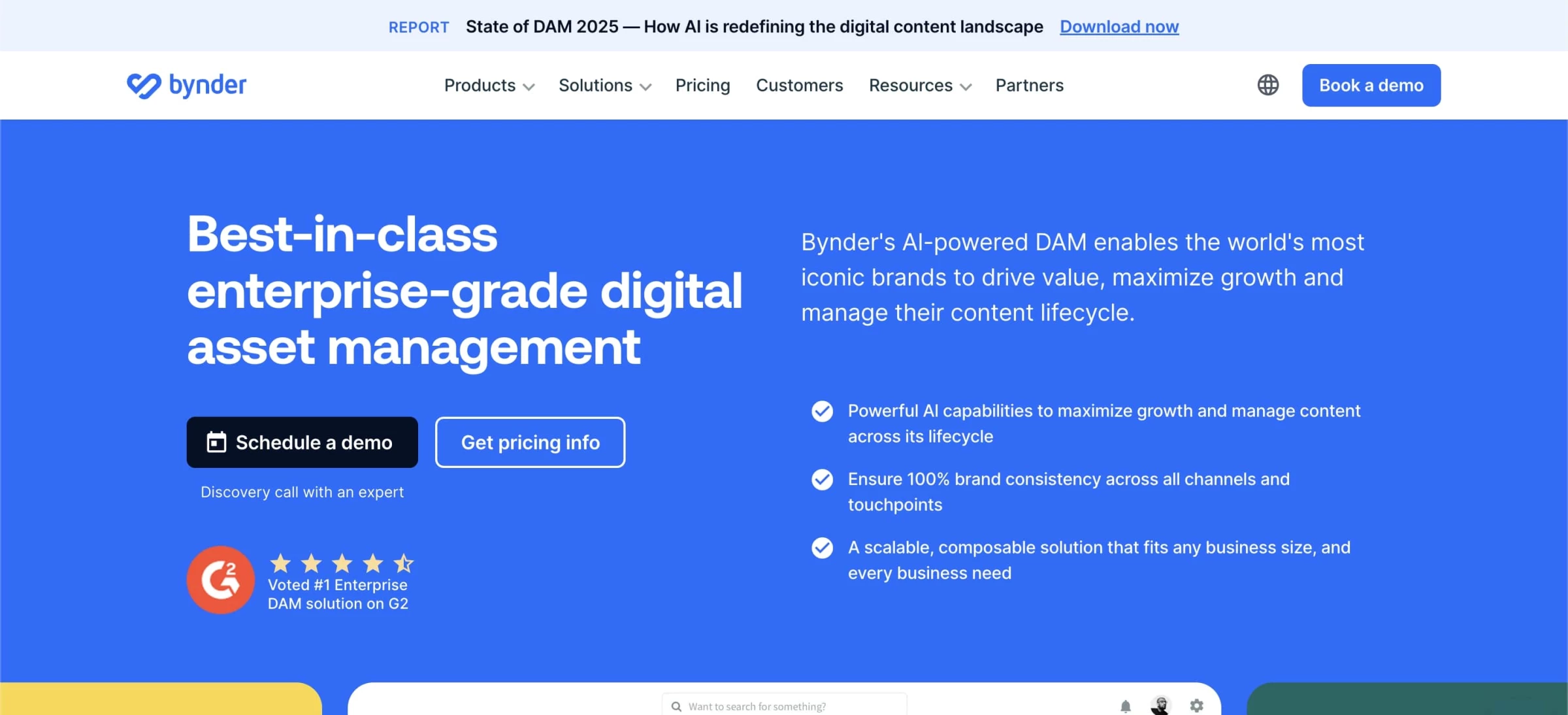 Bynder website