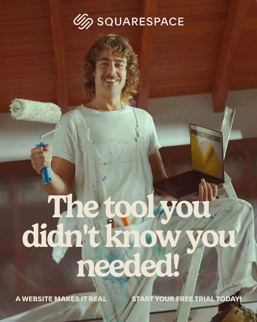 Squarespace Campaign Stills | Source: Squarespace