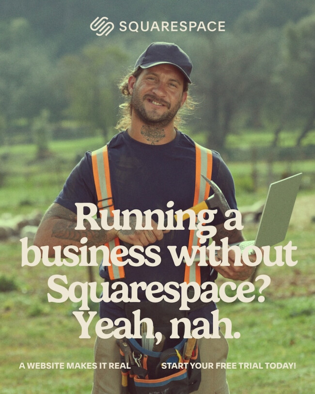 Squarespace Campaign Stills | Source: Squarespace