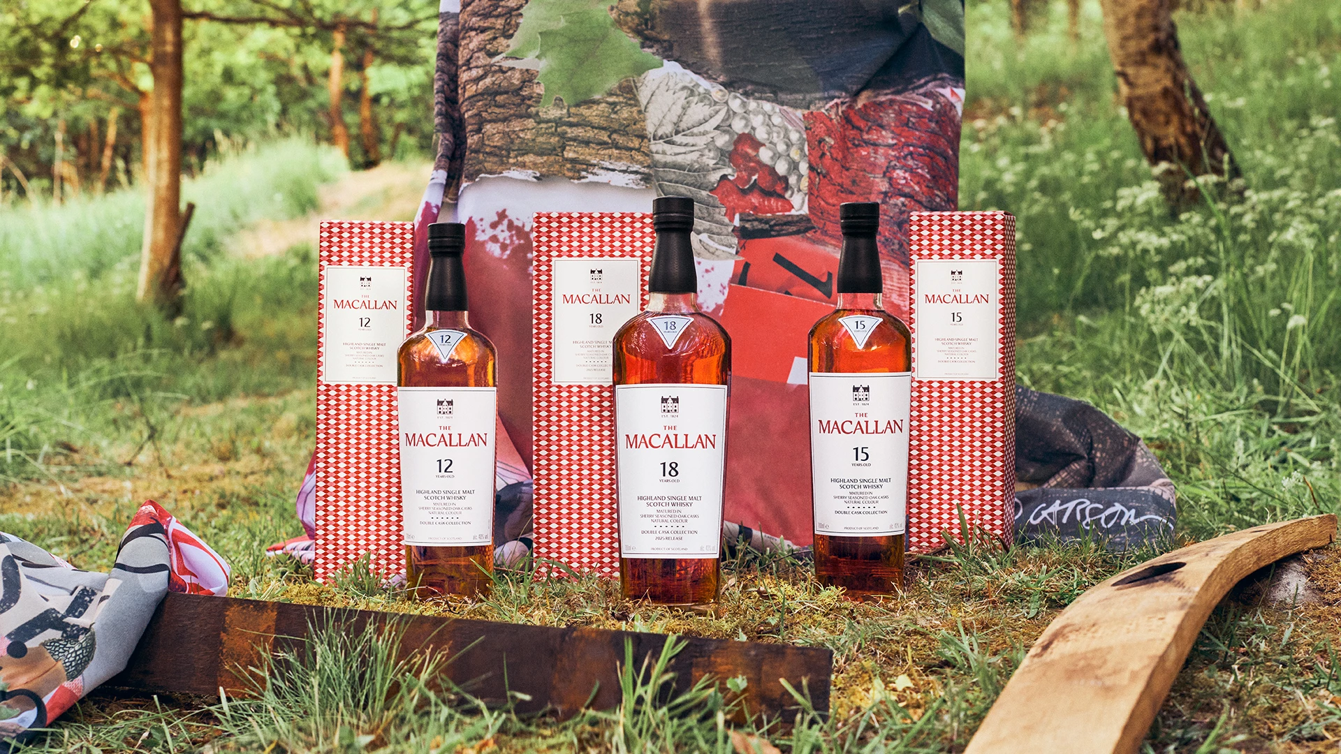 The Macallan Double Cask Collection Design by David Carson