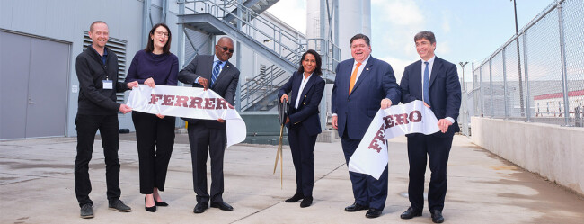 Ferrero Executives at the Opening of the Illinois Chocolate Factory Ferrero Executives at the Opening of the Illinois Chocolate Factory