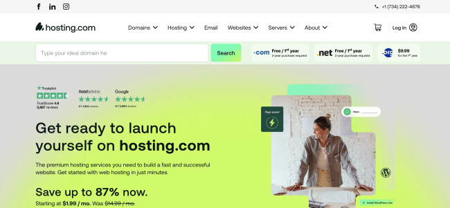 A2 Hosting A2 Hosting webpage