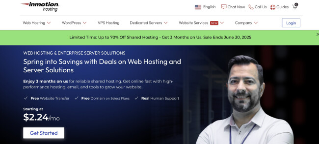 InMotion Hosting InMotion Hosting Website