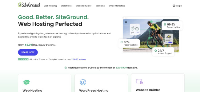 Siteground Siteground website