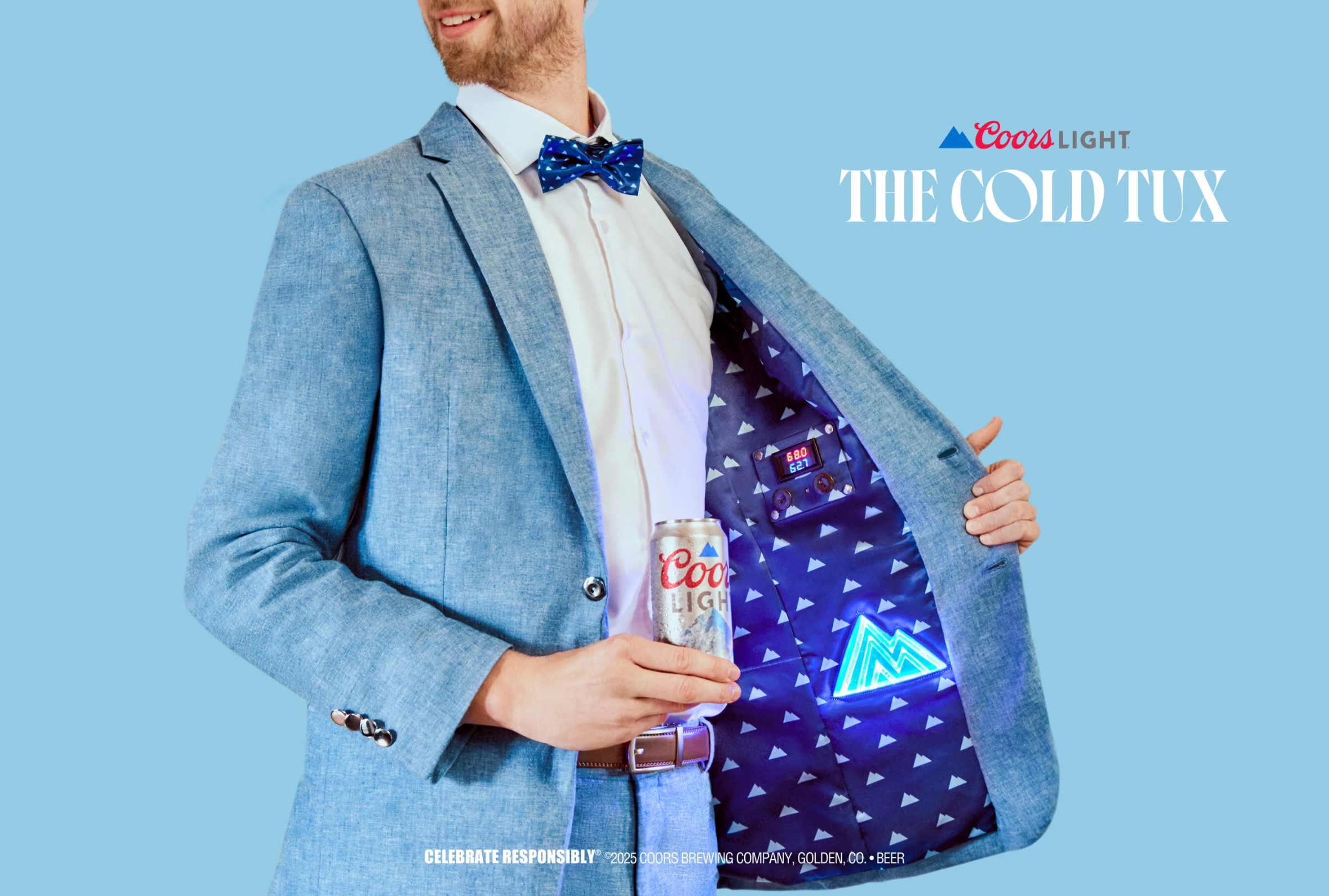 Introducing the "Cold Tux" | Source: Coors Light