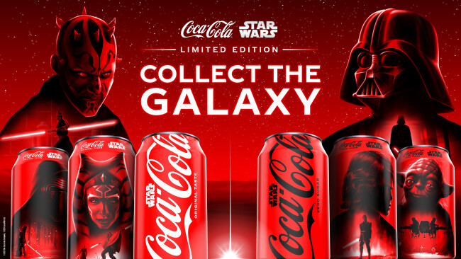 Coca-Cola x Star Wars Limited-Edition Cans | Source: Coca-Cola Coca-Cola x Star Wars Limited-Edition Cans | Source: Coca-Cola