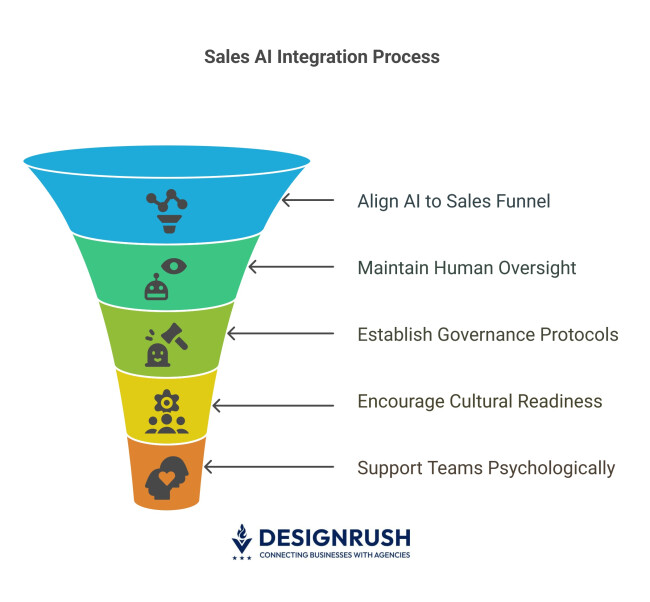 Process of AI implementation. 