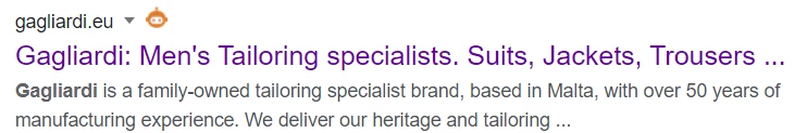 Truncated meta description