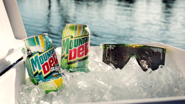 The Pit Viper x Mountain Dew Sunglasses | Source: Mountain Dew The Pit Viper x Mountain Dew Sunglasses | Source: Mountain Dew