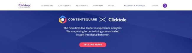 Conversion marketing tools: Clicktale s