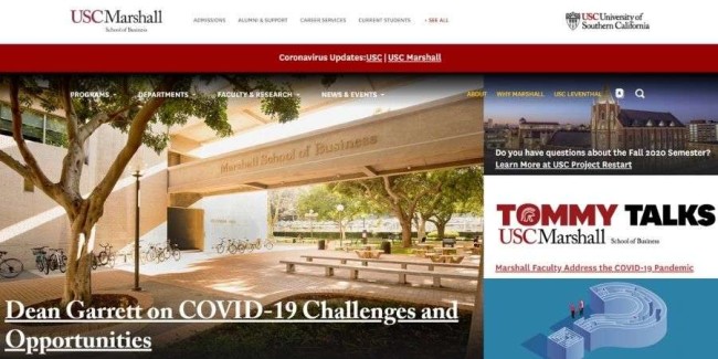  University of Southern California website