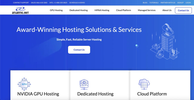 altantic.net website